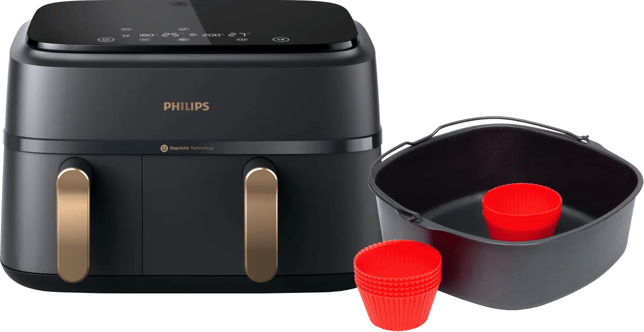Philips 3000 series Dual Basket NA352/00 + Bakmeesterset