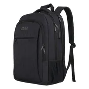 TRVLMORE 36L Rugzak - Rugtas met 17,3 Inch Laptopvak - Schooltas - Laptoptas - Spatwaterdicht - Heren en Dames - Jongens en Meisjes - Zwart
