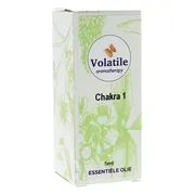 Volatile Chakra 1: Stuit-, Basis- Of Wortelchakra Olie 5ml