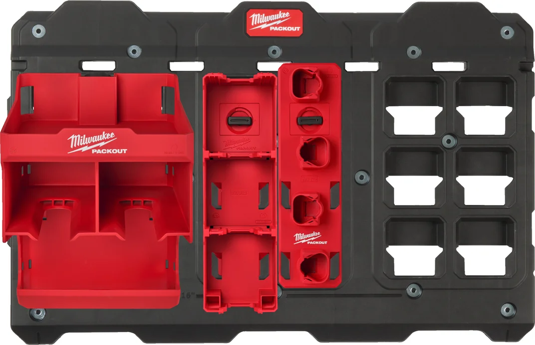 Milwaukee PACKOUT™ Werkplaats wandopbergsysteem | powertool set - 4932493620