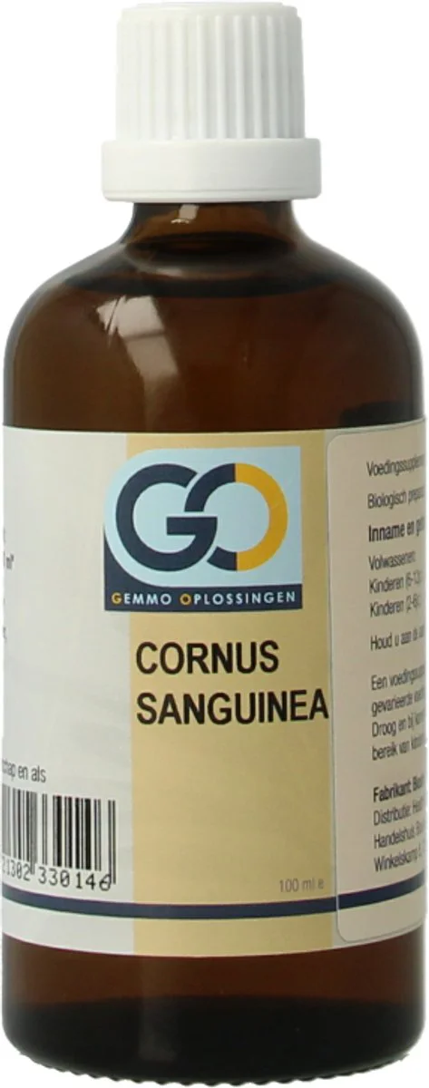 GO Gemmo Oplossingen Cornus Sanguinea Bio Tinctuur 100ML