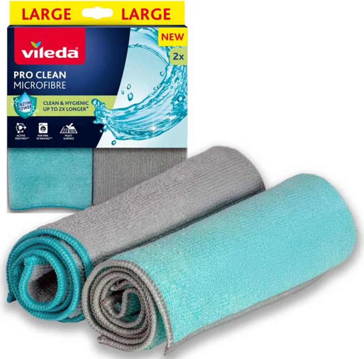 3x Vileda Microvezeldoek Pro Clean 2 stuks