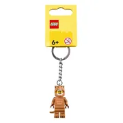 LEGO Man in T. rex kostuum sleutelhanger
