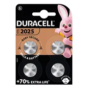 8x Duracell Knoopcelbatterijen 2025 4 stuks