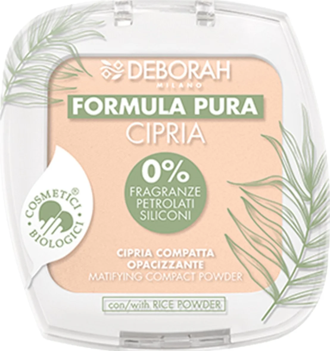 Deborah Milano Formula Pura Gezichtspoeder | Beige 02 10GR