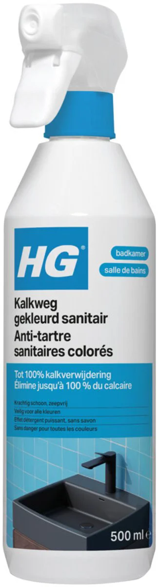 Hg Eco Kalkweg Sanitair Gekleurd 500ML