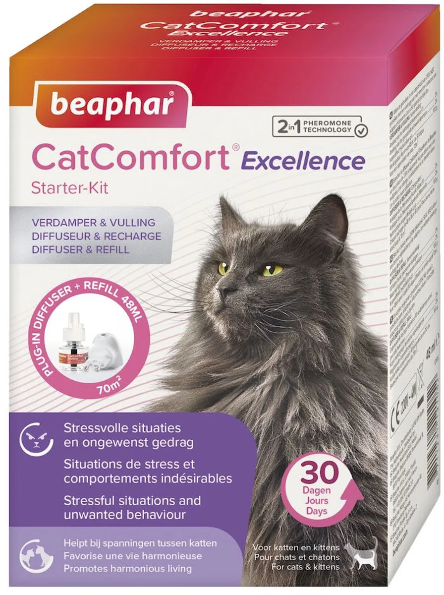 Beaphar CatComfort Excellence Starterskit Verdamper & Navulling 48 ml