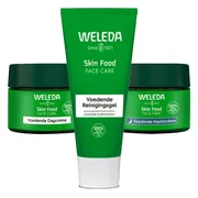 Weleda Skin Food Routine - Voedende Dagcréme 1 x 40 ml, Voedende Nachtcréme 1 x 40 ml & Reinigingsgel 1 x 75 ml Pakket