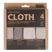 Smart Microfiber System Microvezeldoekjes Beige 4ST