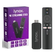Lynox® Chromecast 4K TV stick - Chromecast voor TV - Geschikt voor chromecast streaming - 4K HDR 10+ - Wifi 6 & bluetooth 5.4 - Nederlandse software -
