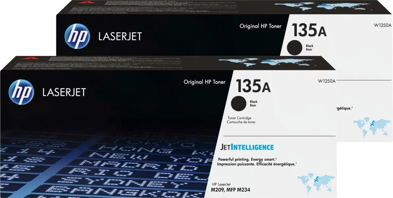HP 135A LaserJet Toner Zwart (2 stuks)