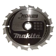 Makita B-33037 Cirkelzaagblad Hout (noest/spijker) | Embedded Tip | 165 x 20 mm | 16-tands