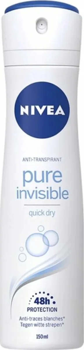 6x NIVEA Deodorant Spray Pure Invisible 150 ml
