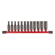 Milwaukee ShockWave™ Krachtdoppenset 1/4" Vierkant | lang | 12-delig - 4932480453