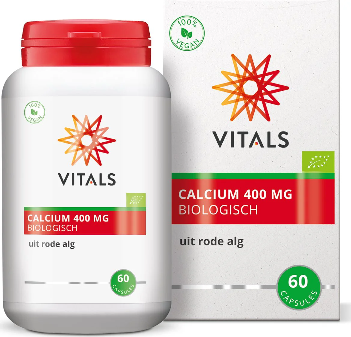 Vitals Calcium 400 mg Biologisch 60 capsules
