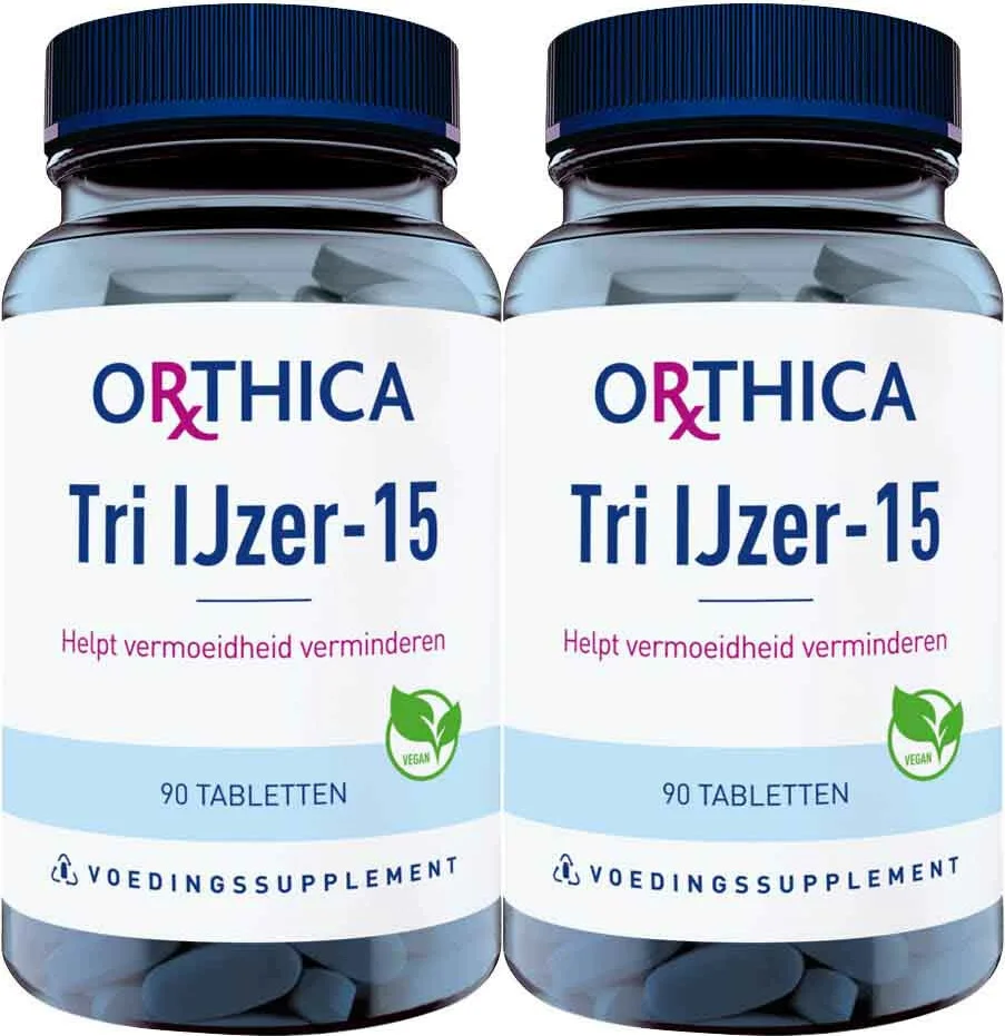 2x Orthica Tri IJzer-15 90 tabletten
